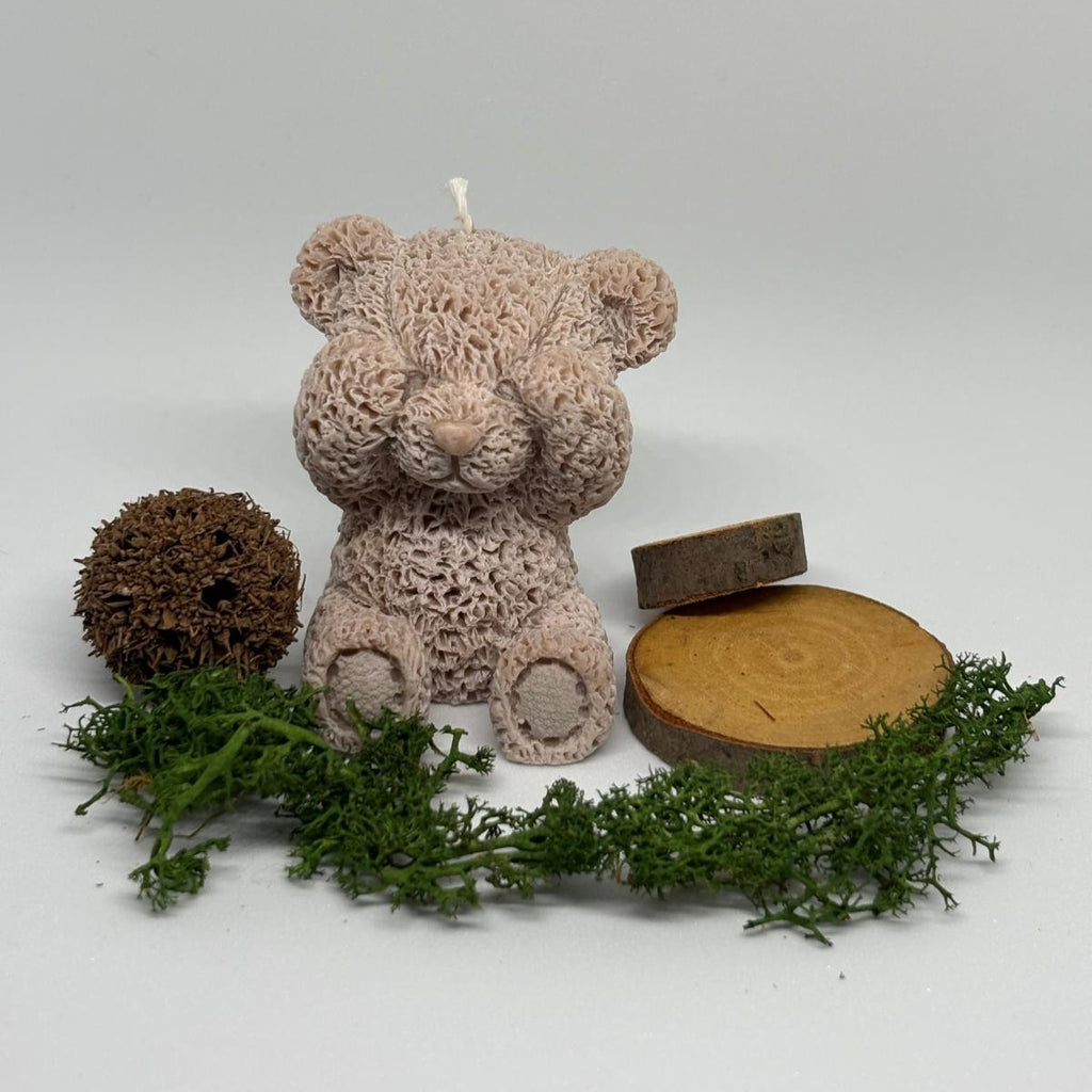Pine Bear Candle